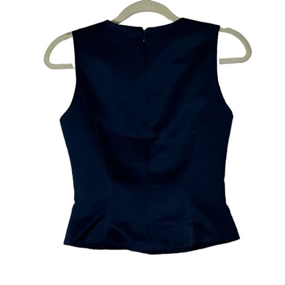 Vera Wang Women’s Navy Sleeveless Top, Size 8, NWOT - Picture 2 of 5